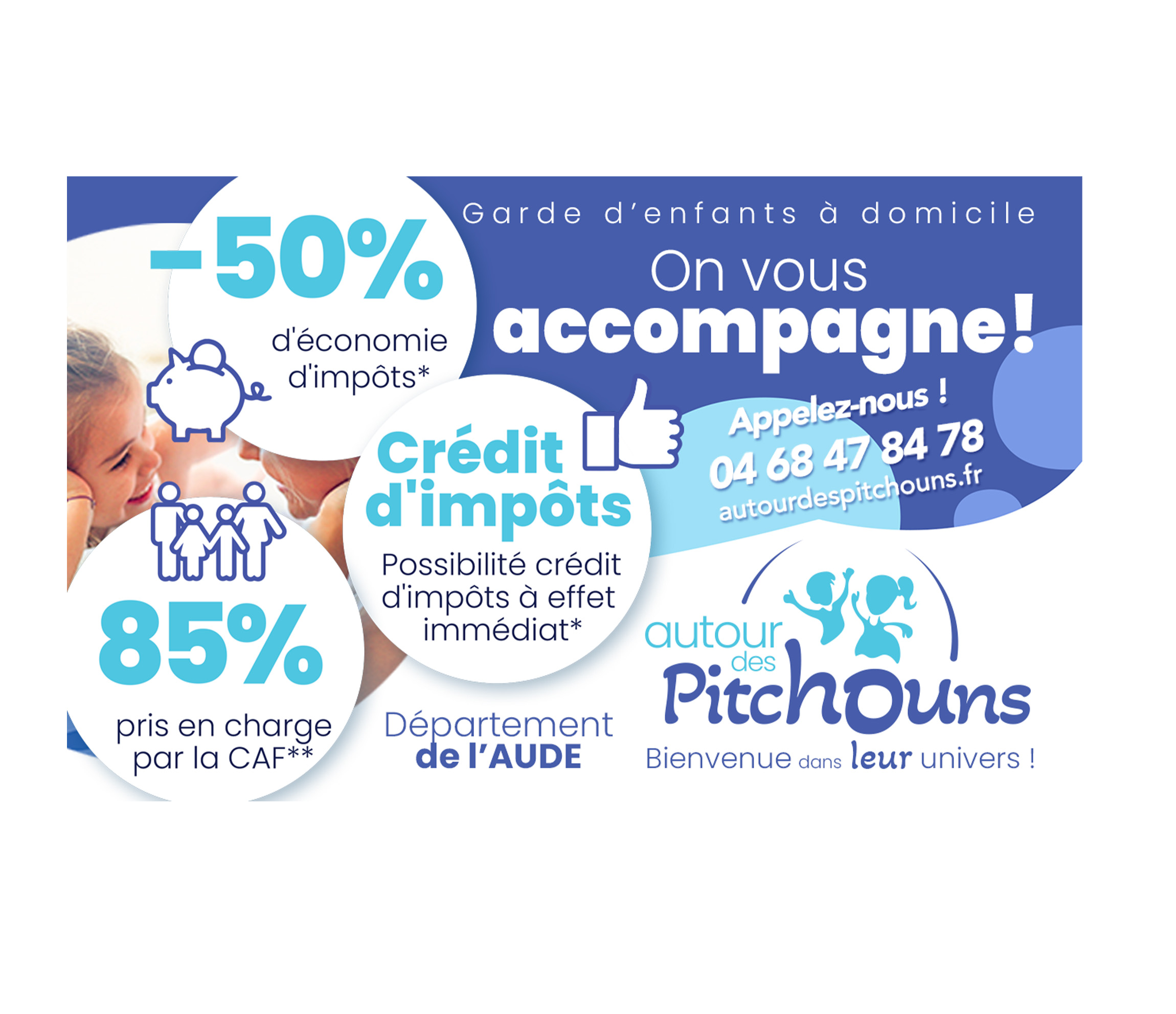 Profitez des aides CAF et du crédit d’impôt avec Autour des Pitchouns